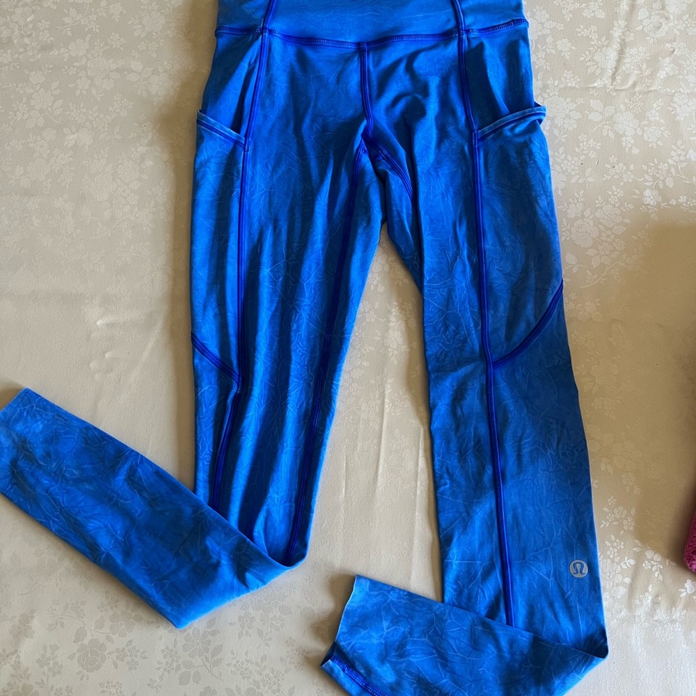 lululemon athletica Blue Leggings